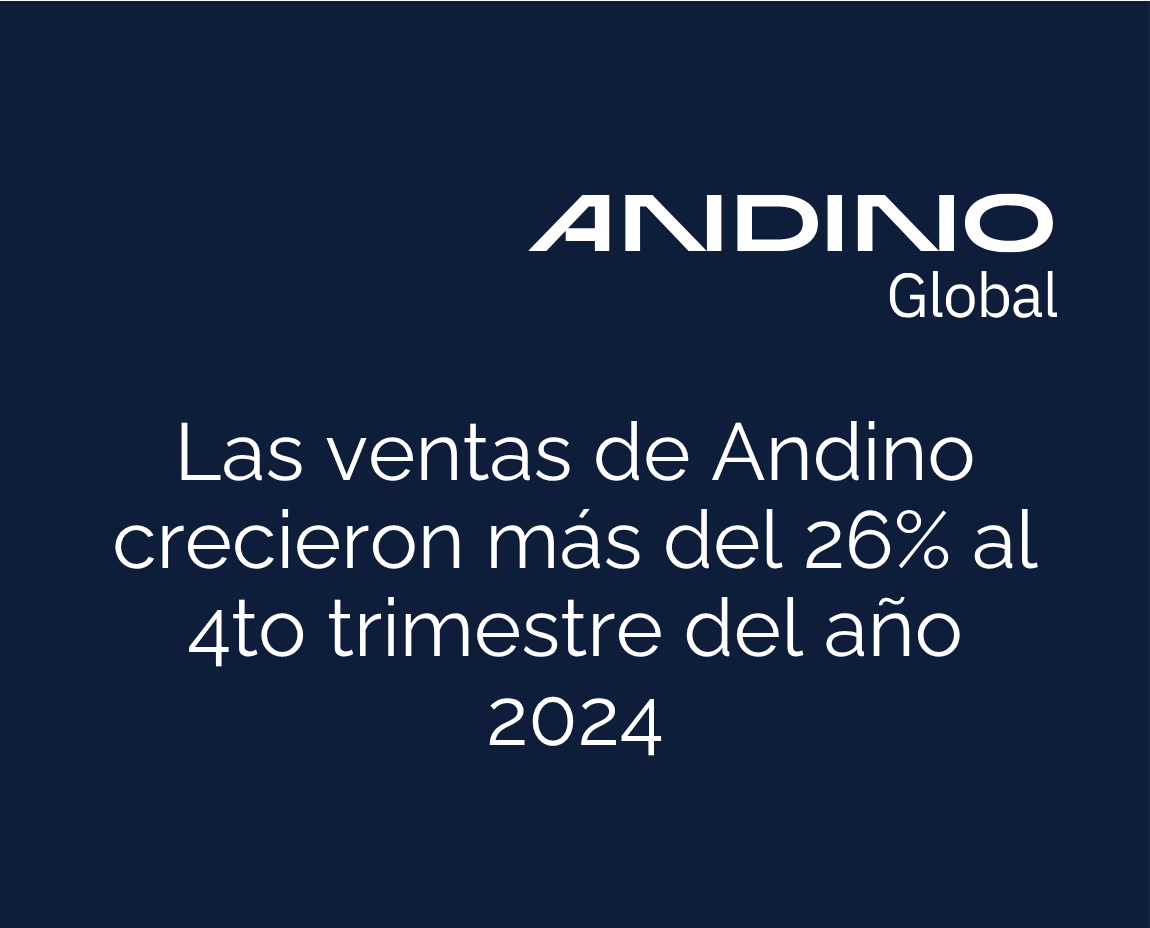 Imagen de  Las ventas de Andino crecieron más del 26% al 4to trimestre del año 2024